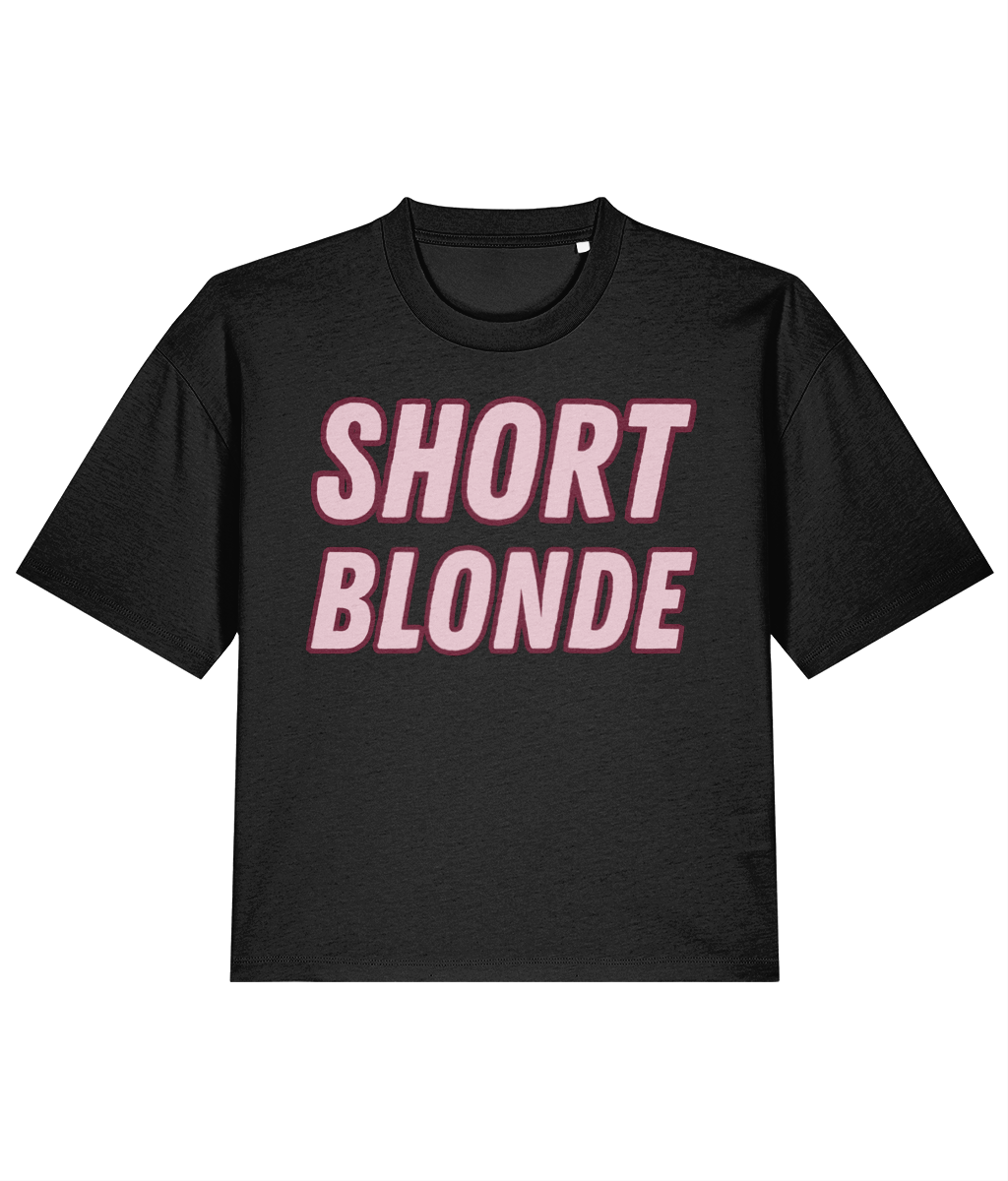 Short Blonde Vanilla Latte Boxy Tee