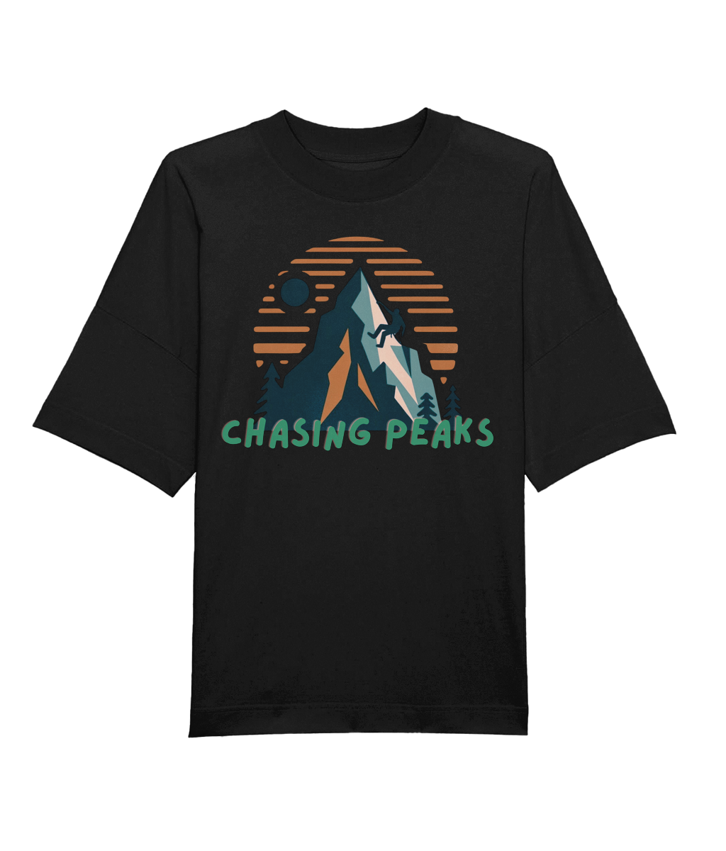 Climber's Manifesto - Chasing Peaks Oversized Tee