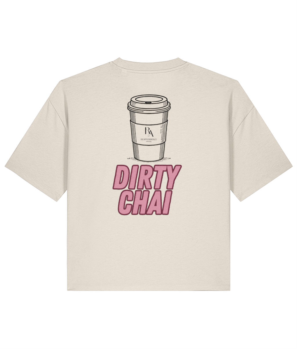 Dirty Chai Talk Dirty To Me Boxy Tee