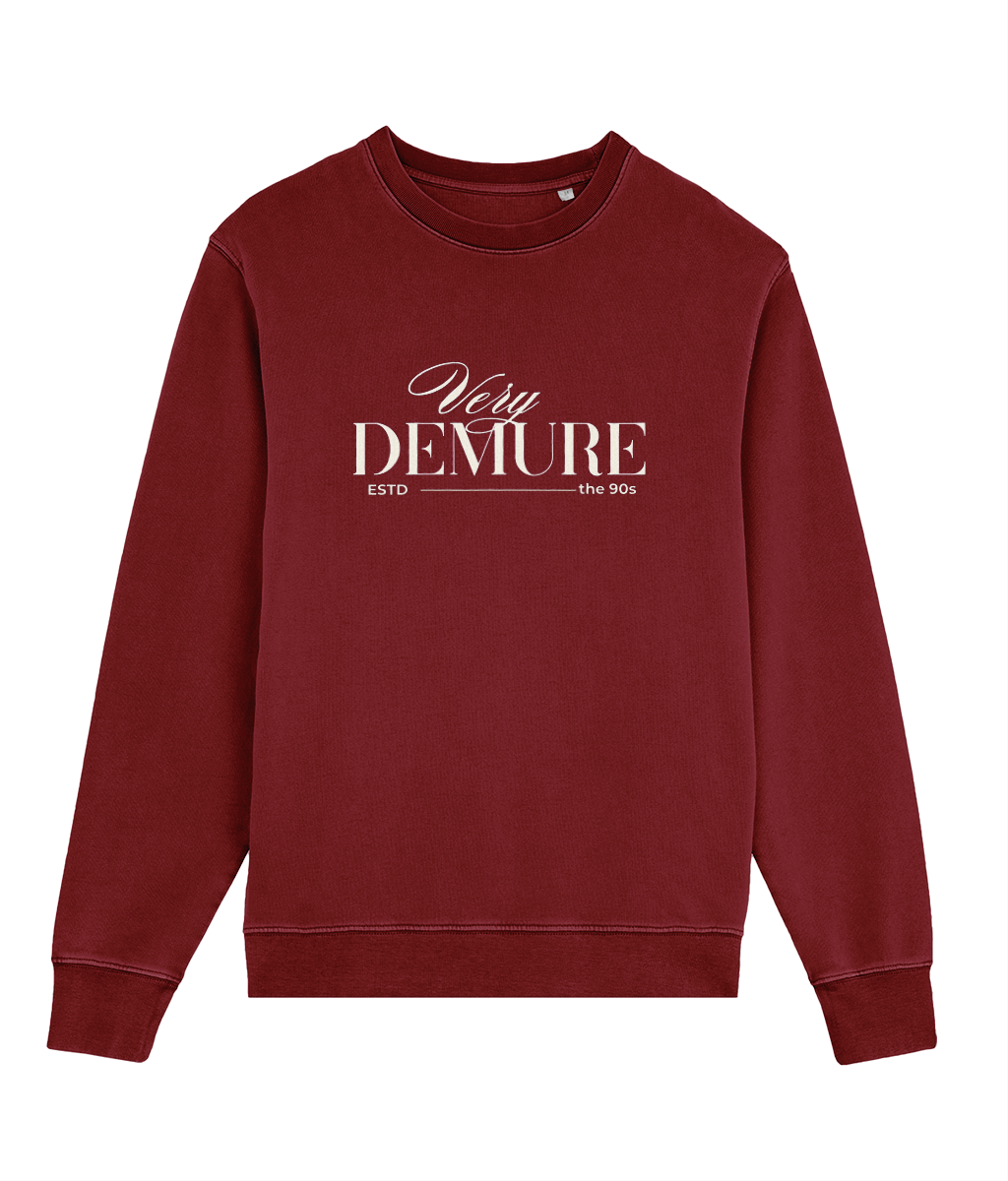 Very Demure French Terry Pullover