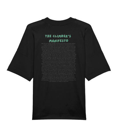 Climber's Manifesto - Chasing Peaks Oversized Tee