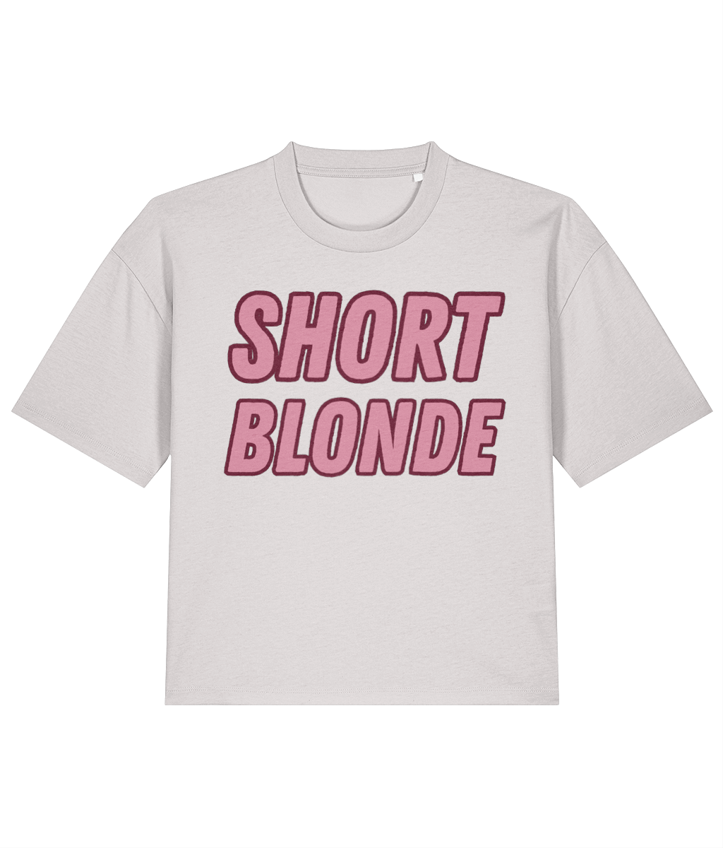 Short Blonde Vanilla Latte Boxy Tee