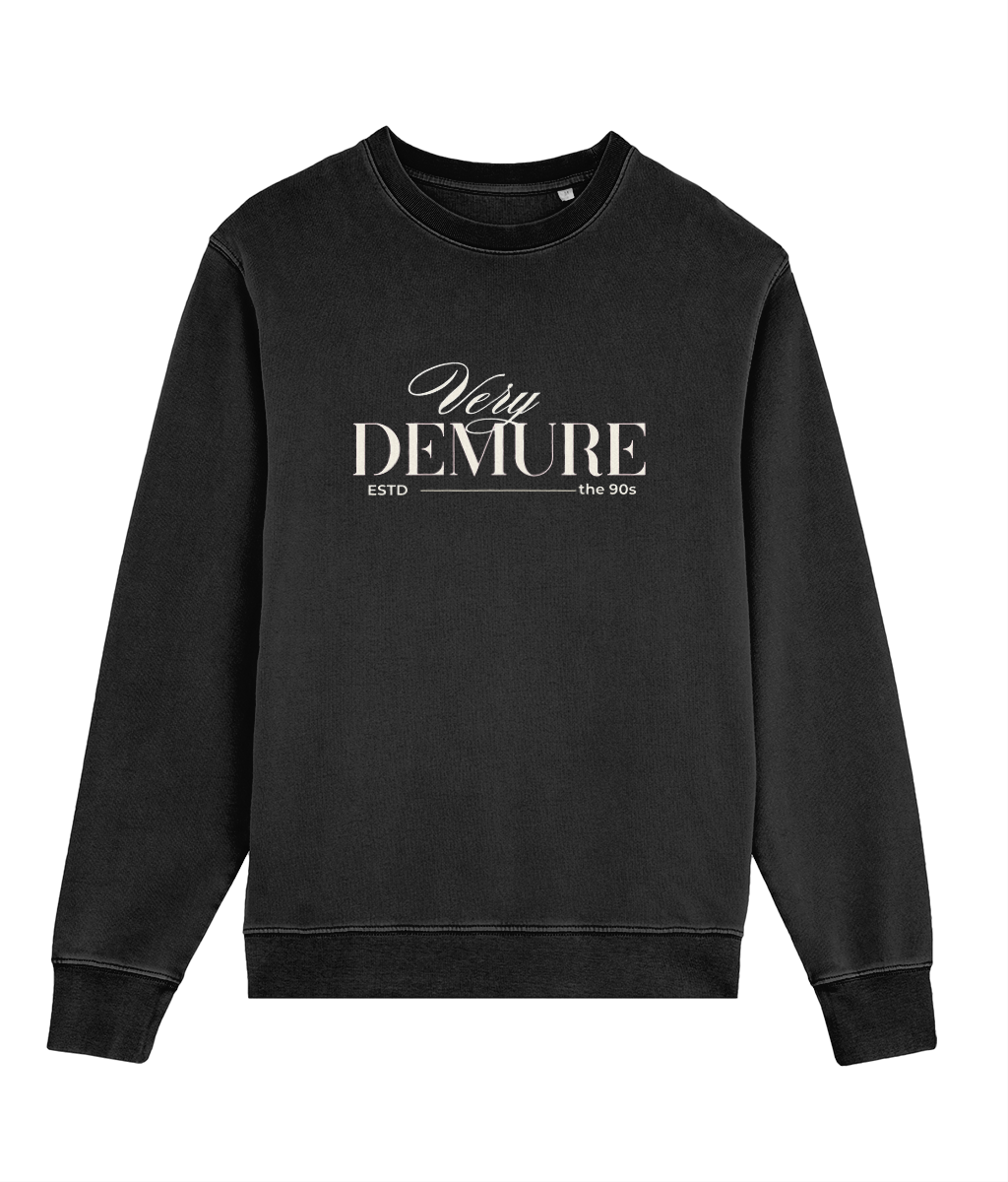 Very Demure French Terry Pullover