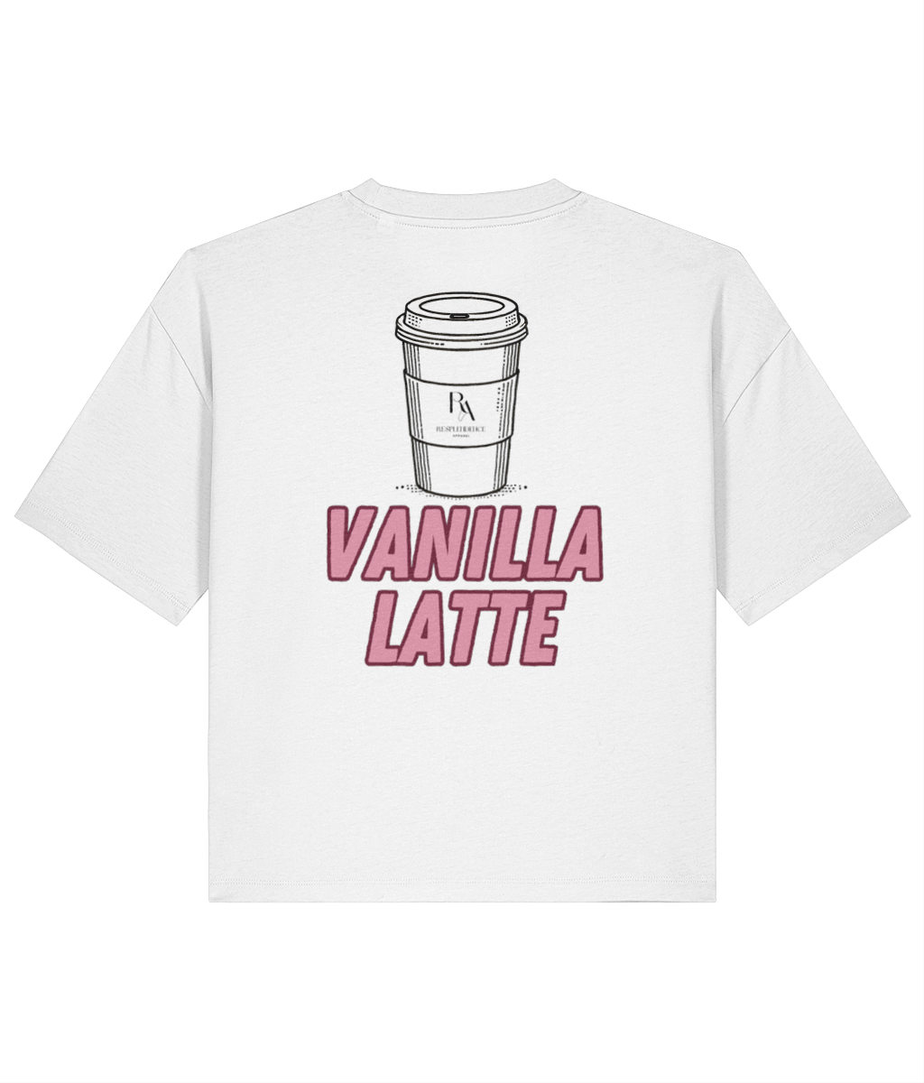 Short Blonde Vanilla Latte Boxy Tee