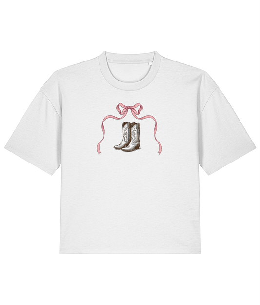 Girly Cowgirl Boxy Tee